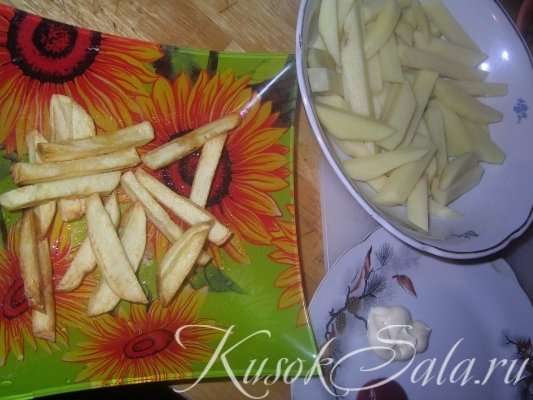 Вкусно макать в разные соусы (можно и просто в майонез или кетчуп)