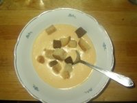 Суп пюре с плавлеными сырками