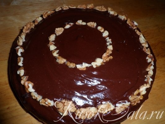 Чай должен быть без сахара, если вы кушаете этот торт. 