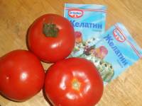 Помидоры в желатине