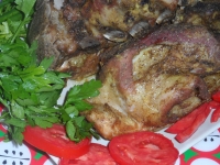 Свиные ребра запеченные в рукаве в духовке - Вкусно, красиво и легко.