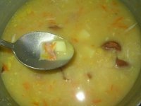 Гороховый суп с копченостями