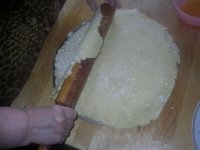 Хачапури - Накрыть полностью хачапури большей частью теста