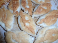 Жареные пирожки с начинкой - Жарим на сковороде с двух сторон