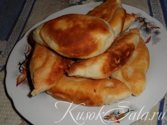 Жареные пирожки с начинкой. Сладкие пирожки я очень люблю