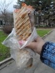 Шаурма дома  - В хрустящем - чуть поджареном лаваше