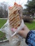 Шаурма дома  - С огромной кучей мяса и вкуснейших овощей
