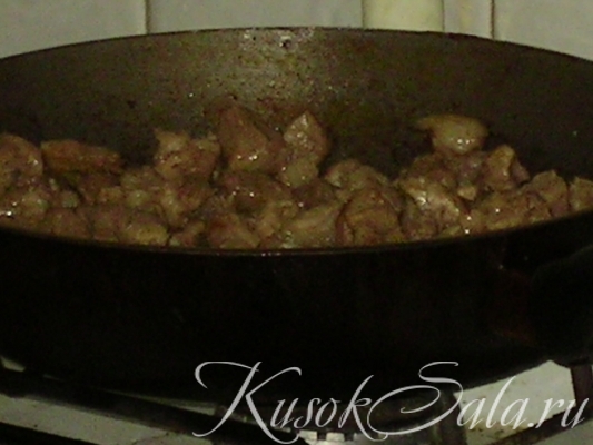 Жарим мясо Шаурма дома . Жарим мясо